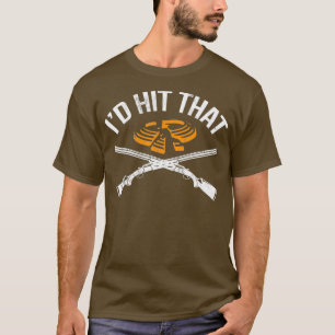 T-shirt Id Toucher Cette Cible Argile De Tir