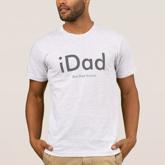 T-shirt iDad - Meilleur iPapa (Devant)