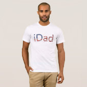 T-shirt iDad patriotique (Devant entier)