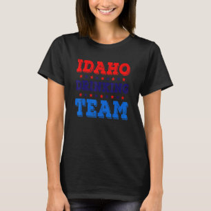 T-shirt Idaho Boire la bière de l'équipe d'État Fierté Boi