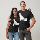 T-shirt Idaho Chasse Aux Elcs Imprimer Sur Le Dos (Unisexe)