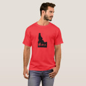 T-shirt Idaho Cursive Home State Outsize Oversize (Devant entier)