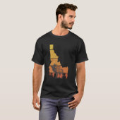 T-shirt Idaho Elk Idaho Deer Animal Hunter (Devant entier)
