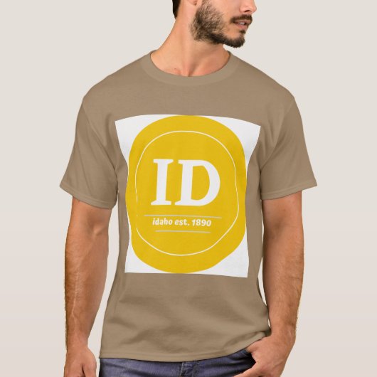 T-shirt idaho est 1890 (Devant)
