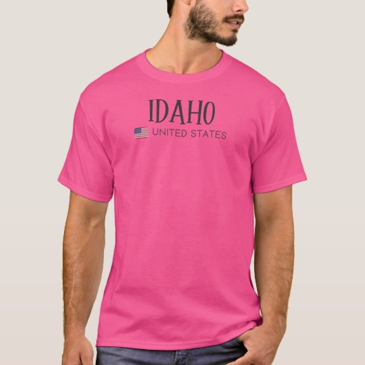 T-shirt Idaho États-Unis (Devant)