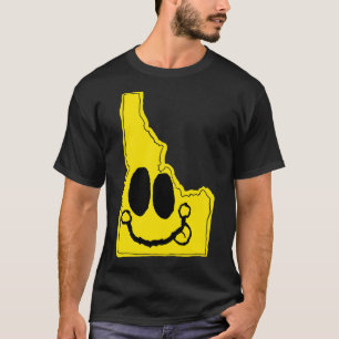 T-shirt Idaho Happy Face avec la langue sort
