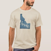 T-shirt Idaho Home Wood Grain (Devant)
