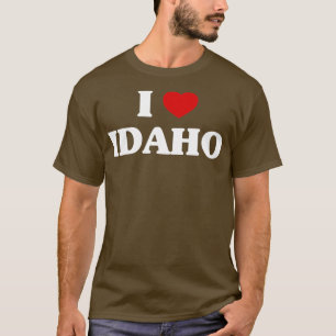 T-shirt Idaho I Heart Idaho Proud US State I Love Idaho