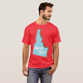 T-shirt Idaho Roots Aqua Vert (Devant entier)