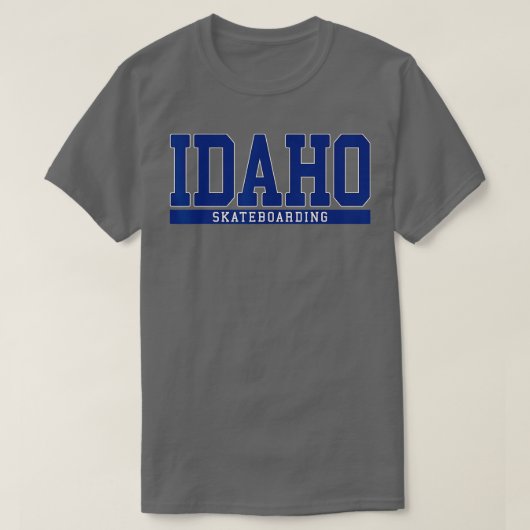 T-shirt Idaho Skateboarding  (Design devant)