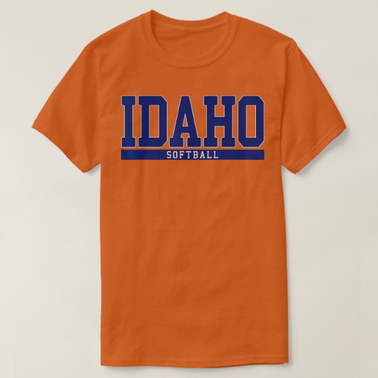 T-shirt Idaho Softball (Design devant)