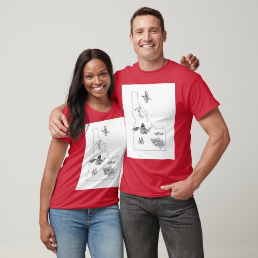 T-shirt Idaho state 2 (Unisexe)