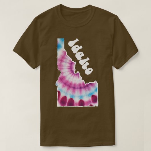 T-shirt Idaho Tie Dye (Design devant)