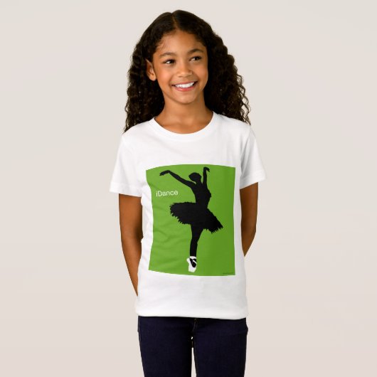 T-Shirt iDance (vert) (Devant entier)