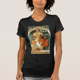 T-shirt Idéal d'Alphonse (Alfons) Mucha Chocolat
