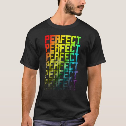 T-shirt Idéal Lgbtq+ Arc-en-ciel Gay pride Texte Fade Grap (Devant)