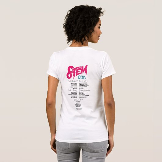 T-shirt Idéaux STEM (Dos entier)