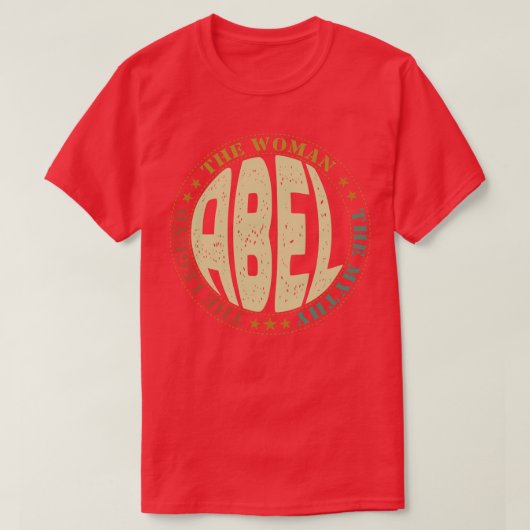 T-shirt Idée cadeau Abel (Design devant)