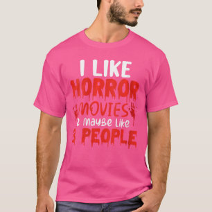 T-shirt Idée cadeau de film d'horreur pour femmes Films ef