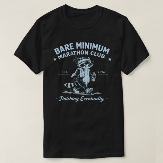 T-shirt Idée cadeau drôle pour les coureurs du Club Marath (Design devant)