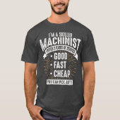 T-shirt Idée Cadeau Machiniste Drôle Pour Hommes Ou (Devant)