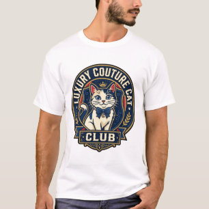 T-shirt Idée cadeau pour maman chat de luxe couture - Luxe