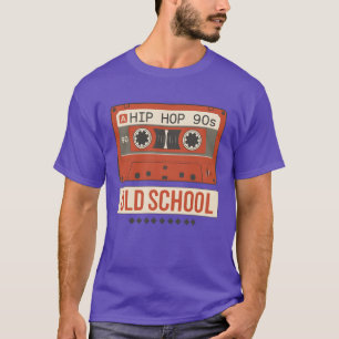 T-shirt Idée cadeau rétro cassette HipHop Musique Oldschoo