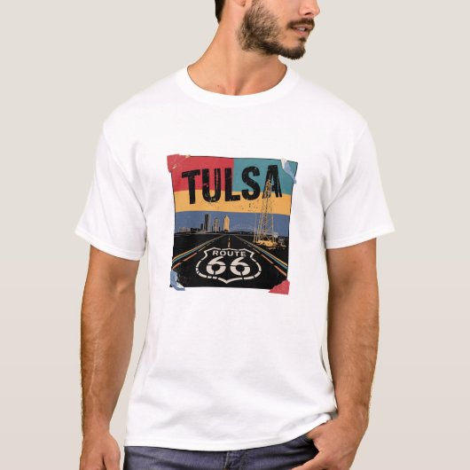 T-shirt Idée cadeau Tulsa Oklahoma (Devant)