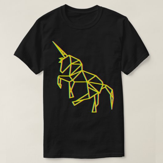 T-shirt Idée cadeau Unicorn Lover Motif géométrique (Design devant)