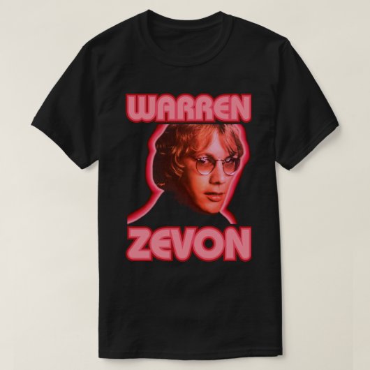 T-shirt Idée cadeau Warren Art Zevon Noël (Design devant)
