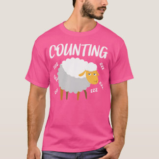 T-shirt Idée d'animal endormi Sleepy Farmer couchage compt