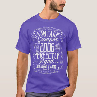 T-shirt Idée d'anniversaire 2006 Camper Scout Camping 2006