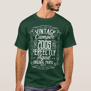 T-shirt Idée d'anniversaire 2009 campeur scout camping 200