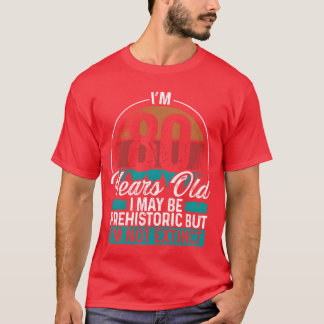 T-shirt Idée de 80 ans d'anniversaire pour hommes Annivers