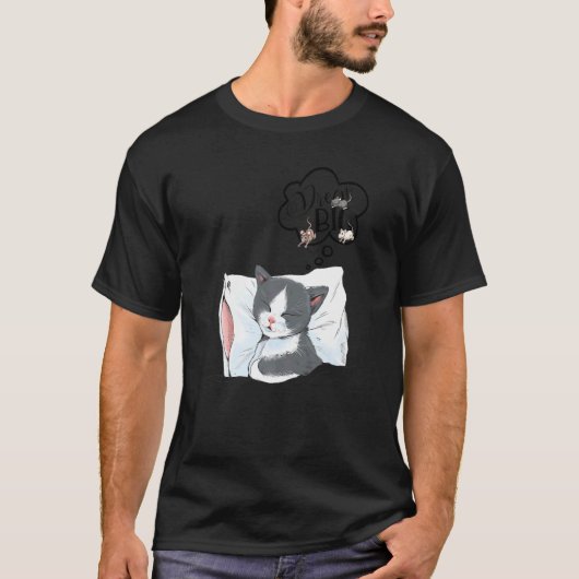 T-shirt Idée de chat doux rêves (Devant)