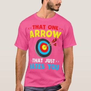 T-shirt Idée de cible de arbalète pour le tir sportif avec