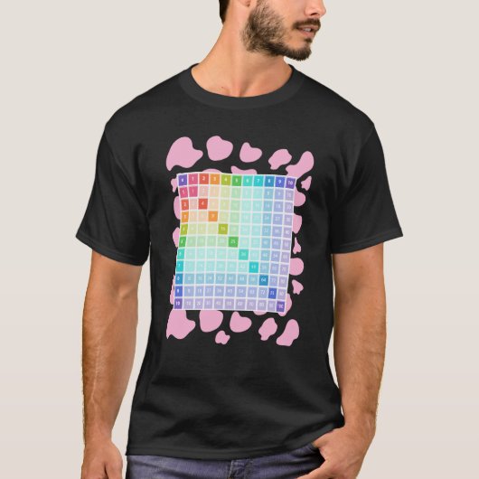 T-shirt Idée de costume de maths à imprimé vache pour enfa (Devant)