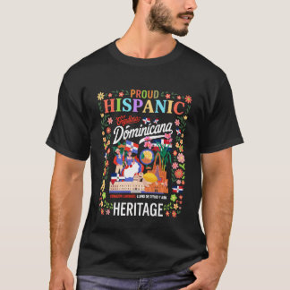 T-shirt Idée de drapeau du mois du patrimoine hispanique d