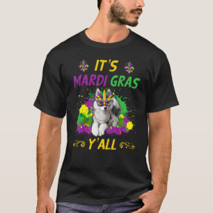 T-shirt Idée de fête de carnaval drôle Husky Mardi Gras