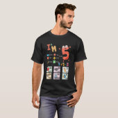 T-shirt Idée de phonétique et de forme d'alphabet pour l'é (Devant entier)
