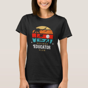 T-shirt Idée de sac de retraite de style rétro Educato ret