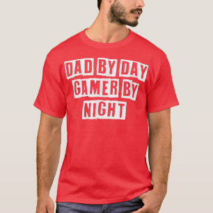 T-shirt Idée De Tet Érodée Drôle Papa Par Joueur De Jour P