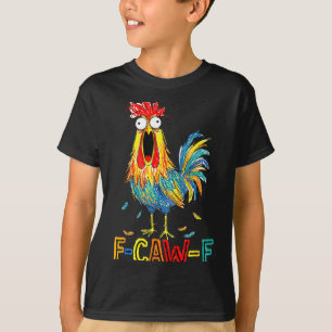 T-shirt Idée drôle F-caw-f pour le travail F Caw F Bureau
