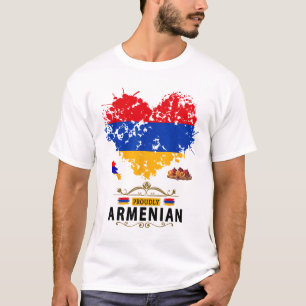 T-shirt Idée D'Un Drapeau Arménien Pour Enfants République