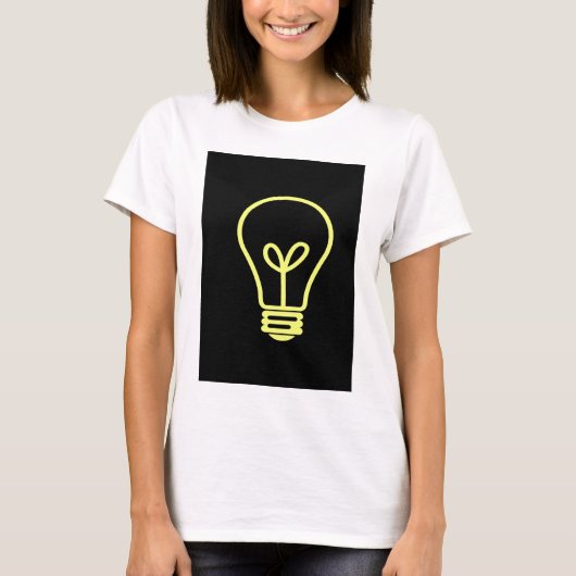 T-shirt Idée lumineuse (Devant)