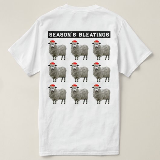 T-shirt Idée moche de pull de Noël (Design dos)