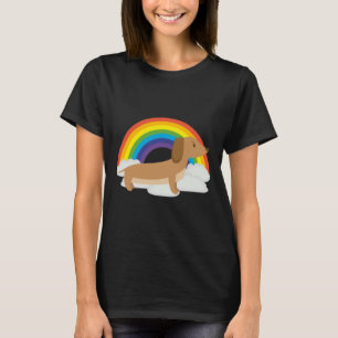 T-shirt Idée Rainbow Dachshund Dachshund