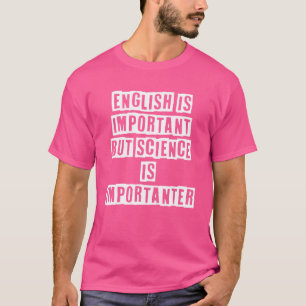 T-shirt Idée Sarcastique Citations Anglais Est Important M