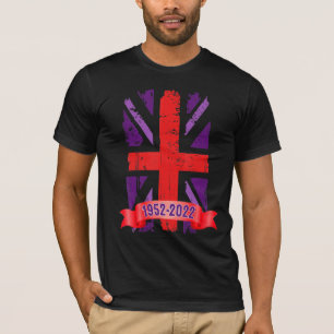 T-shirt Idée Union Jack Pour Les Femmes Pour Le Jubilé Pla