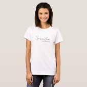 T-shirt Idées Cadeau Personnalisées De La Femme D'Honneur (Devant entier)